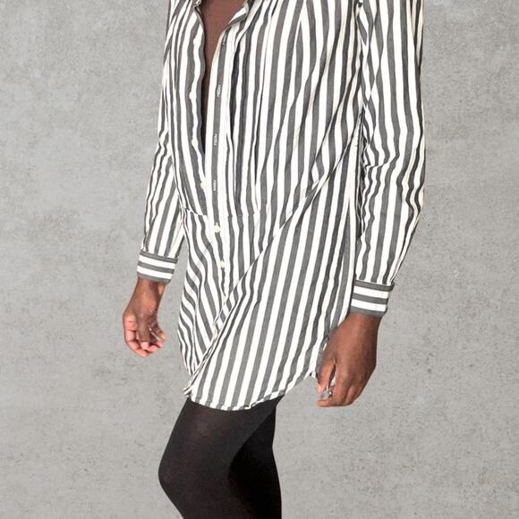 BCBGeneration Striped Button Up - Picture 5 of 5